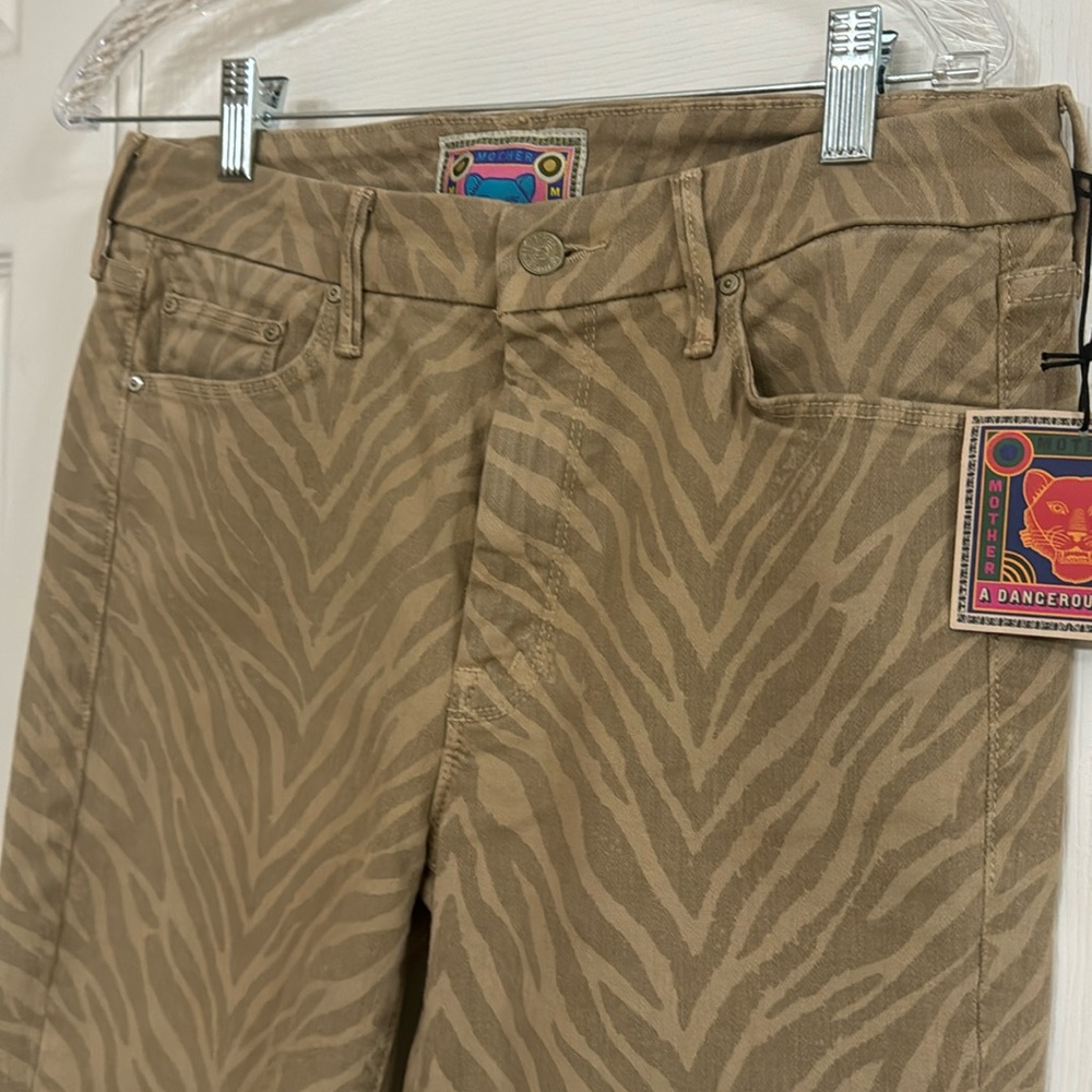 NWT MOTHER The Looker Ankle Fray Skinny Jeans